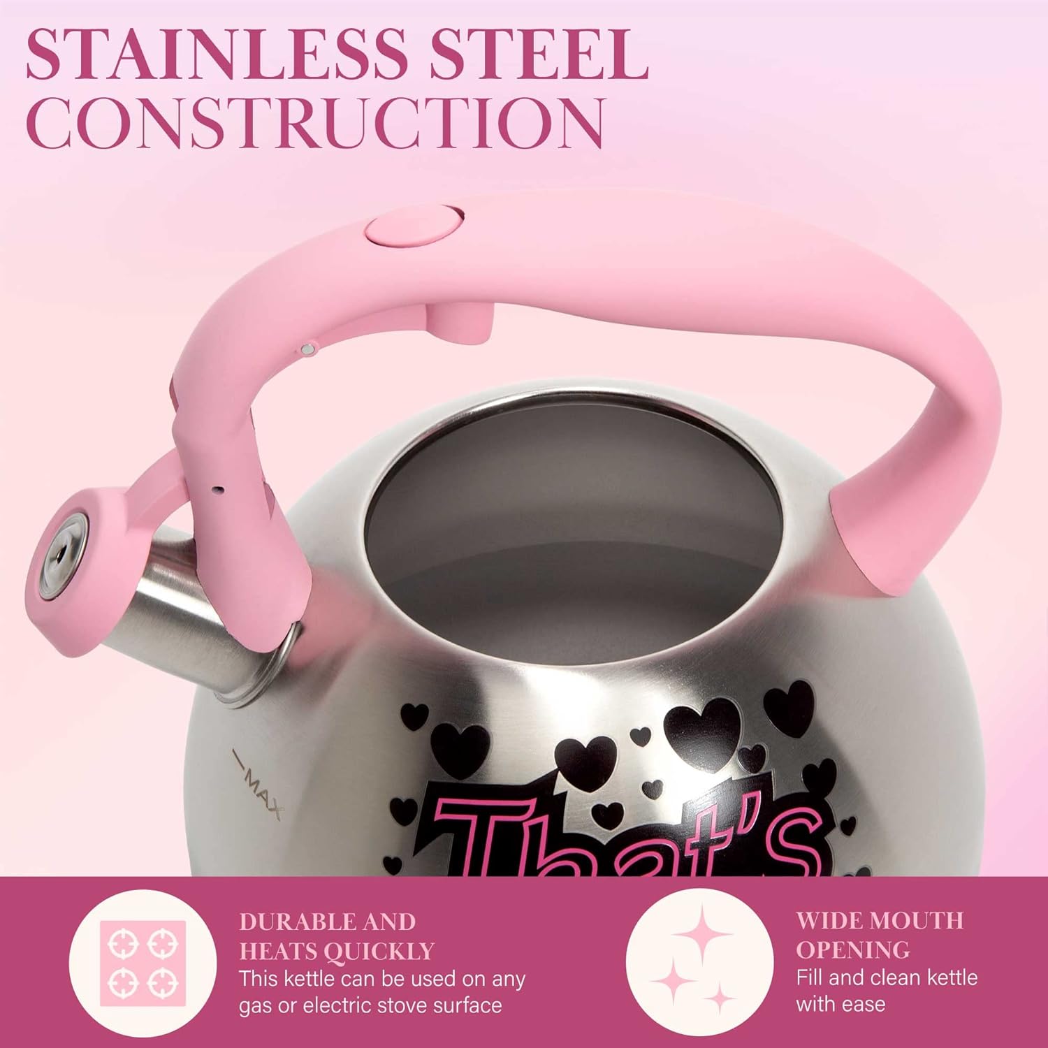 The Whistling Paris Hilton Tea Kettle
