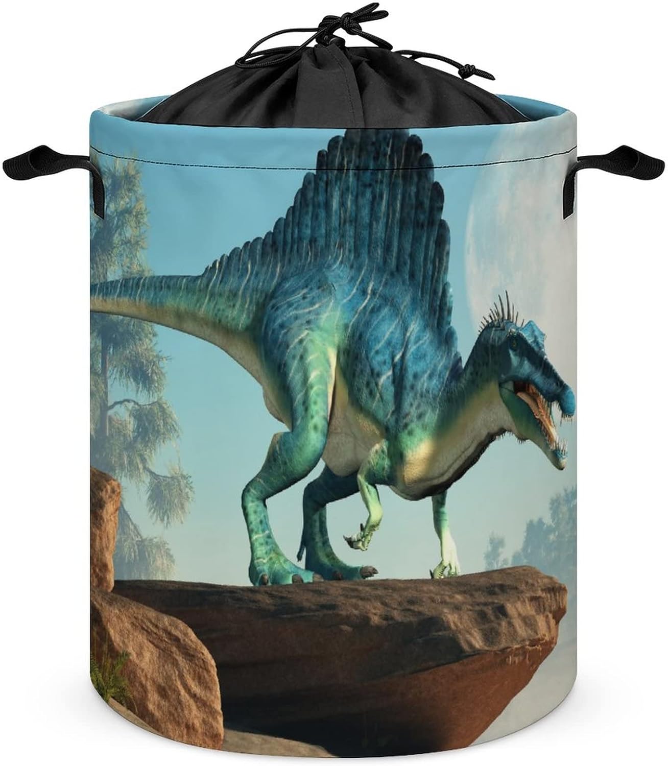 Ultra-Durable 3D Spinosaurus Collapsible Laundry Hamper for Boys Girls