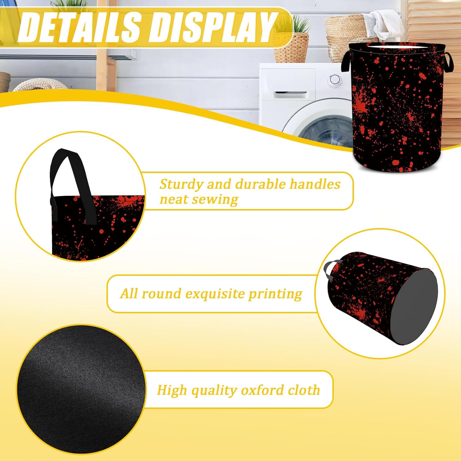 BloodSplattered Laundry Basket