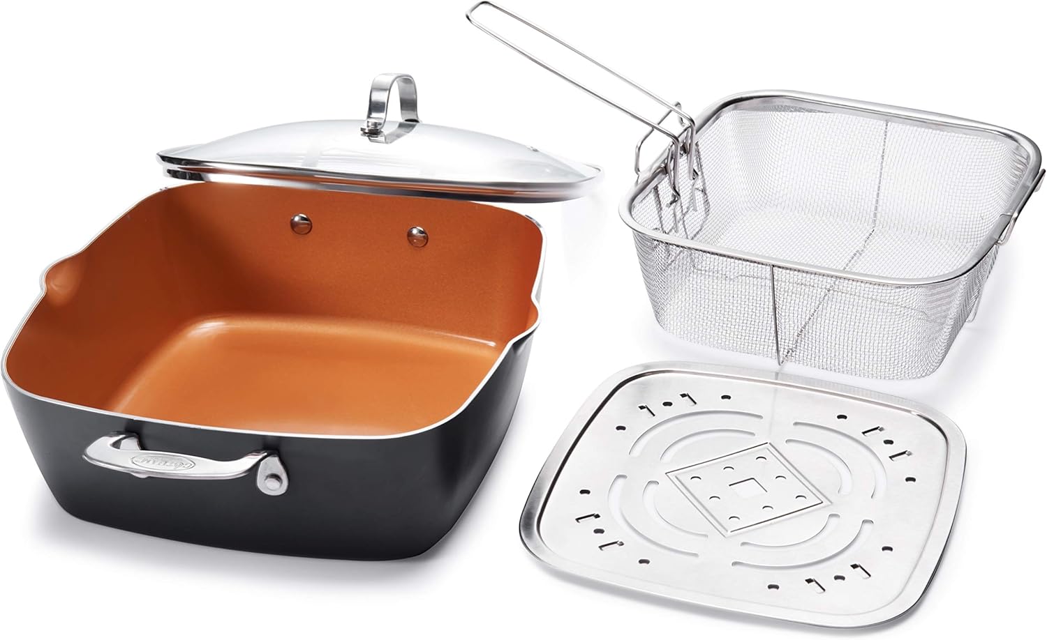 GOTHAM STEEL - 6 Qt Cookware Set