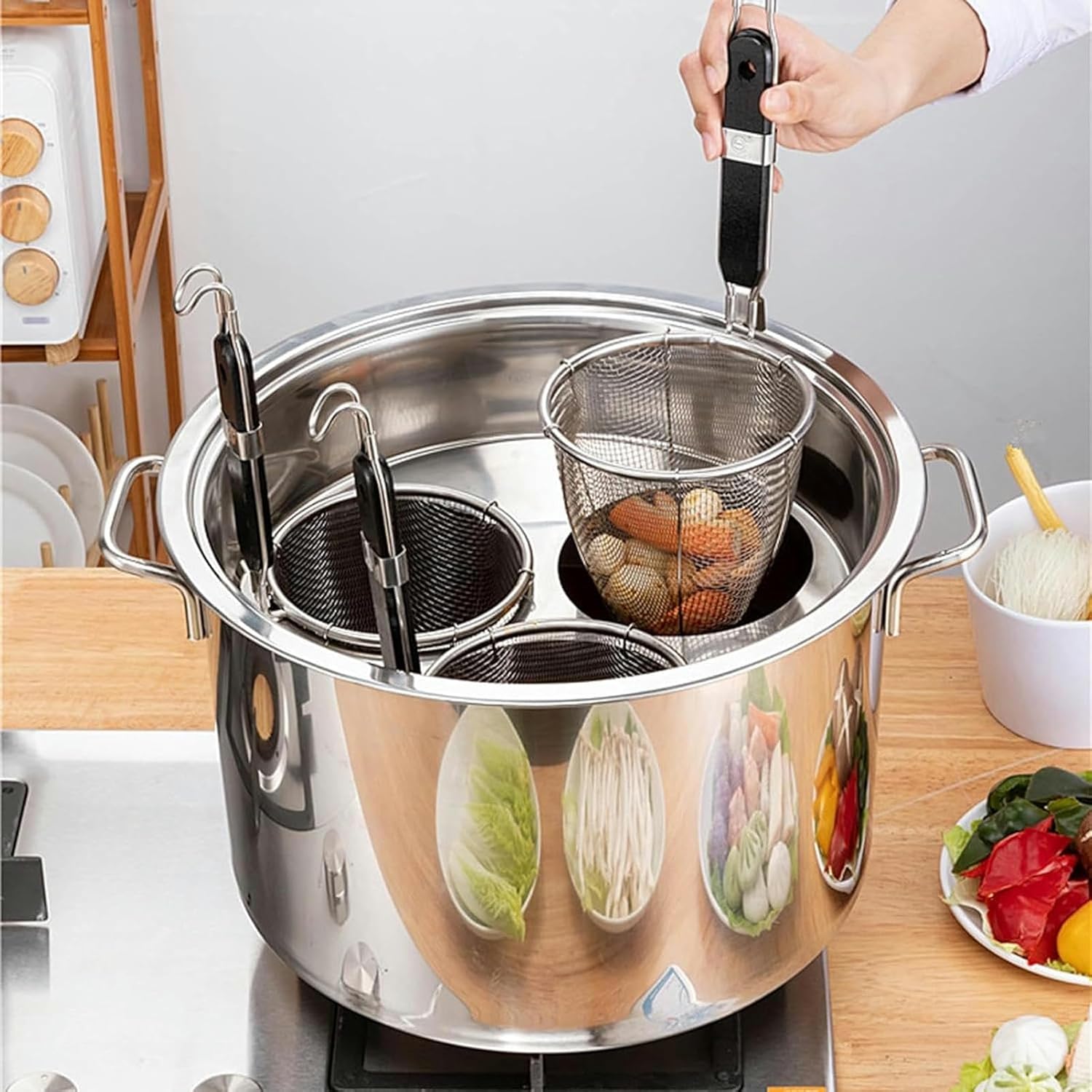 Stainless Steel 3-in-1 Pasta Cooker
