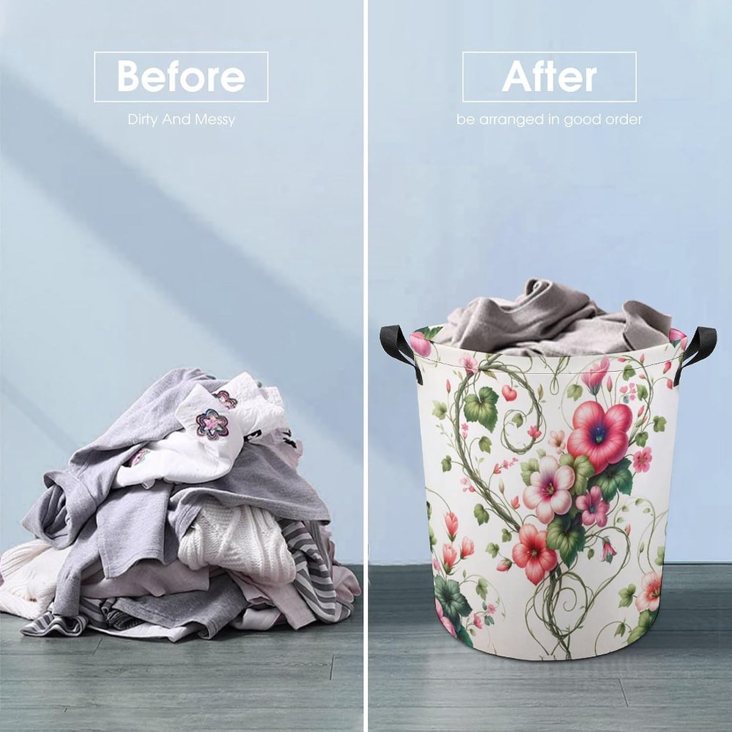 MEIKKO Heart Love laundry hamper
