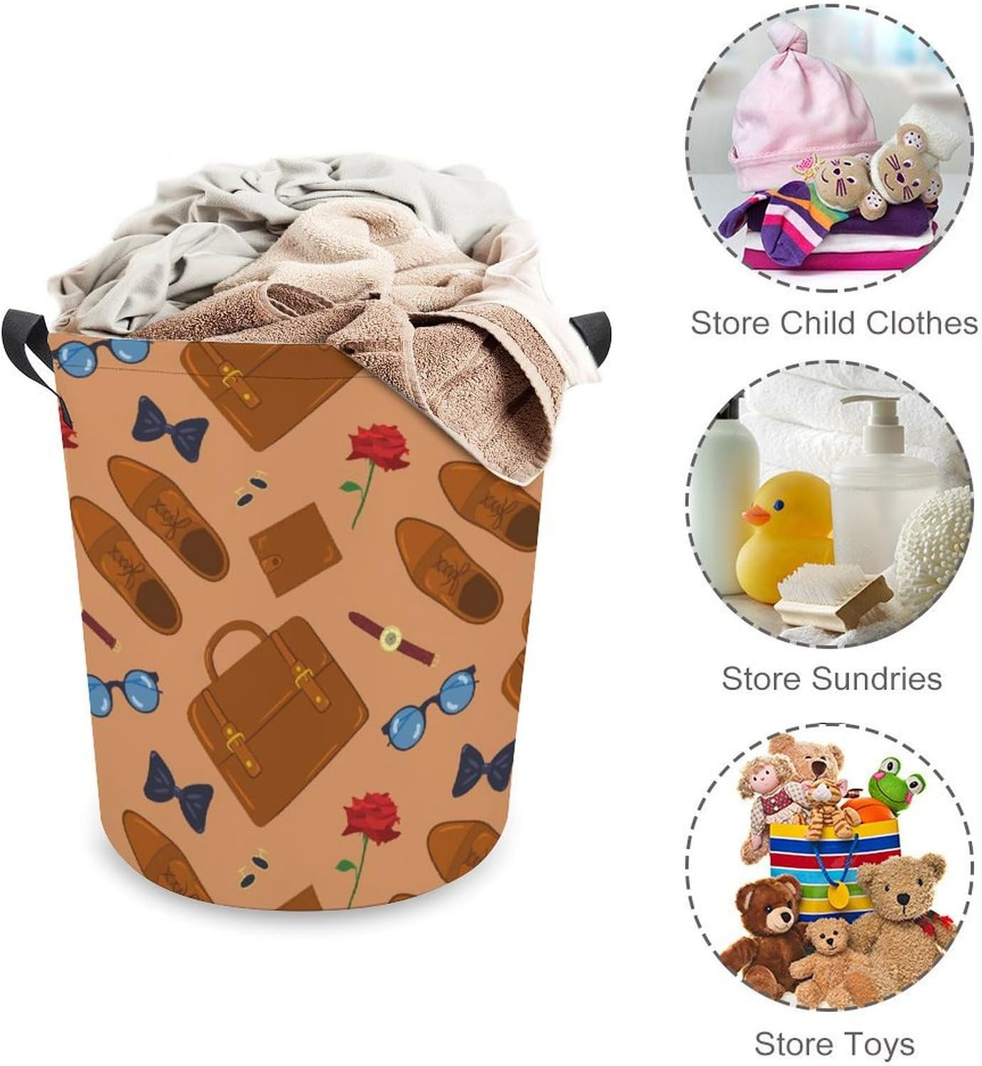 Fashionable Fathers Day Laundry Hamper for Durable Storage