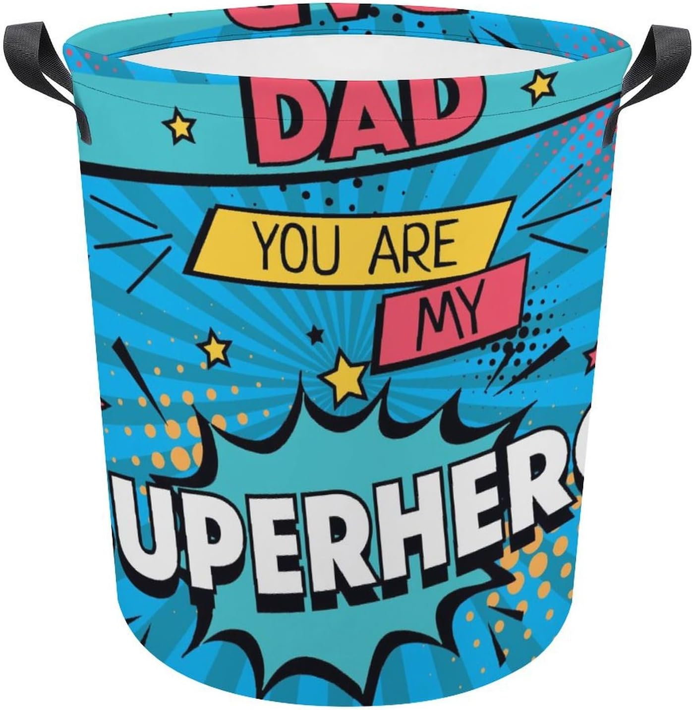 Happy Fathers Day mekkohappyfathersdaylaundryhamperwaterproofpopartquoteboughtfor
