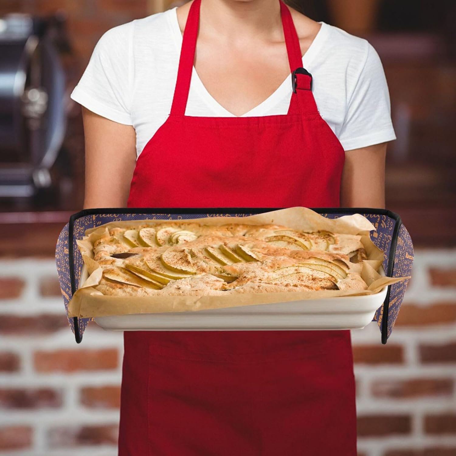 Double Oven Mitts Heat-Resistant 35x7 inch