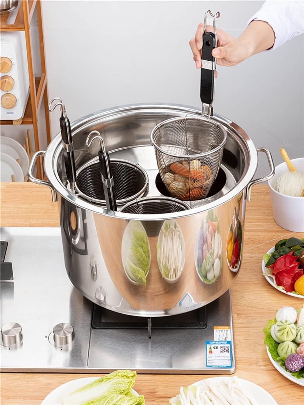 UNbit Pasta Pots Stainless Steel Cooker Set