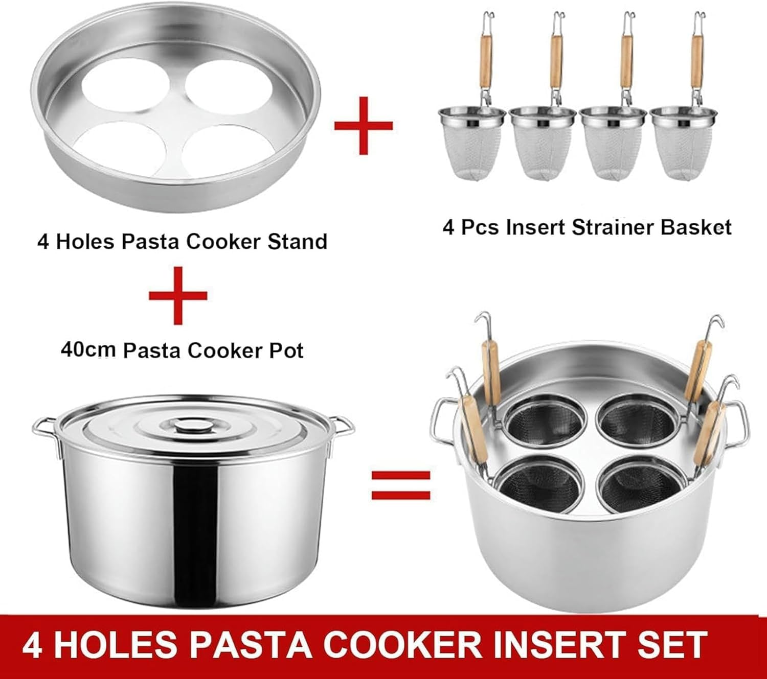 Bingwang Cooking Set with Basket Insert and Lid