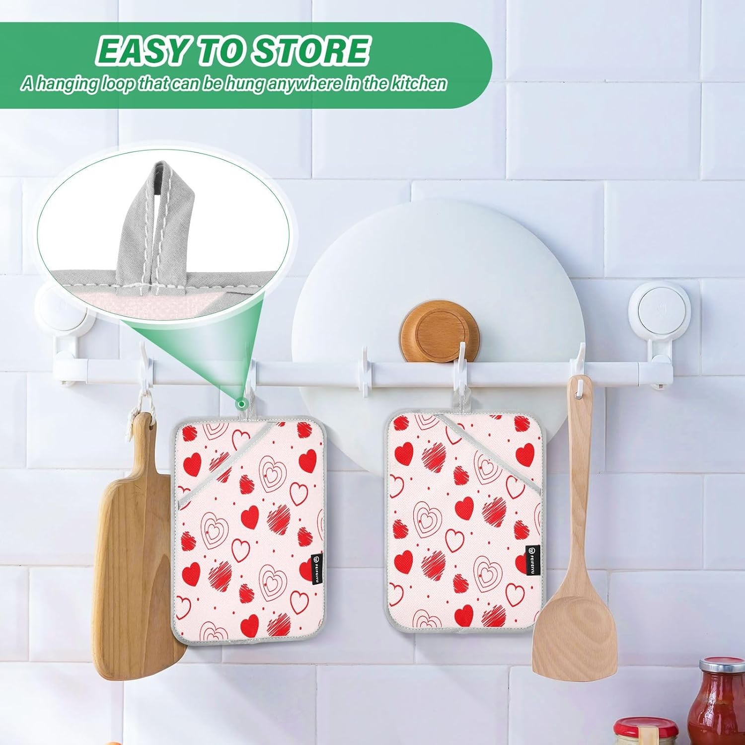 2-Pack Heat-Resistant Pot Holders