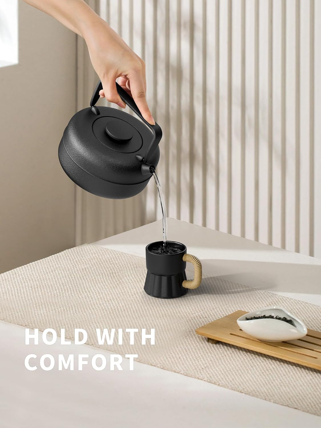 Topier Cast Iron Tea Kettle