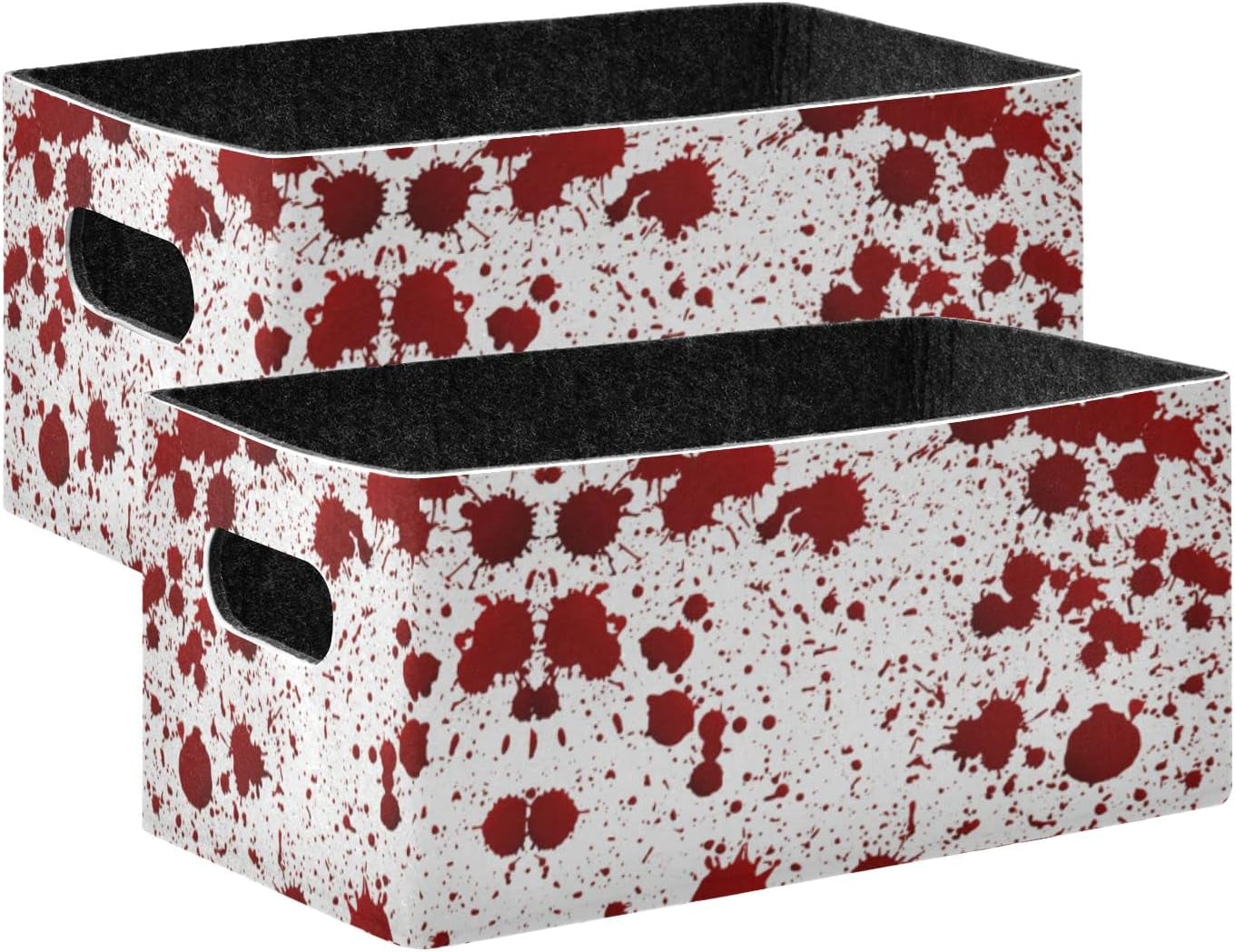 Red Felt Cloth Organizer Box