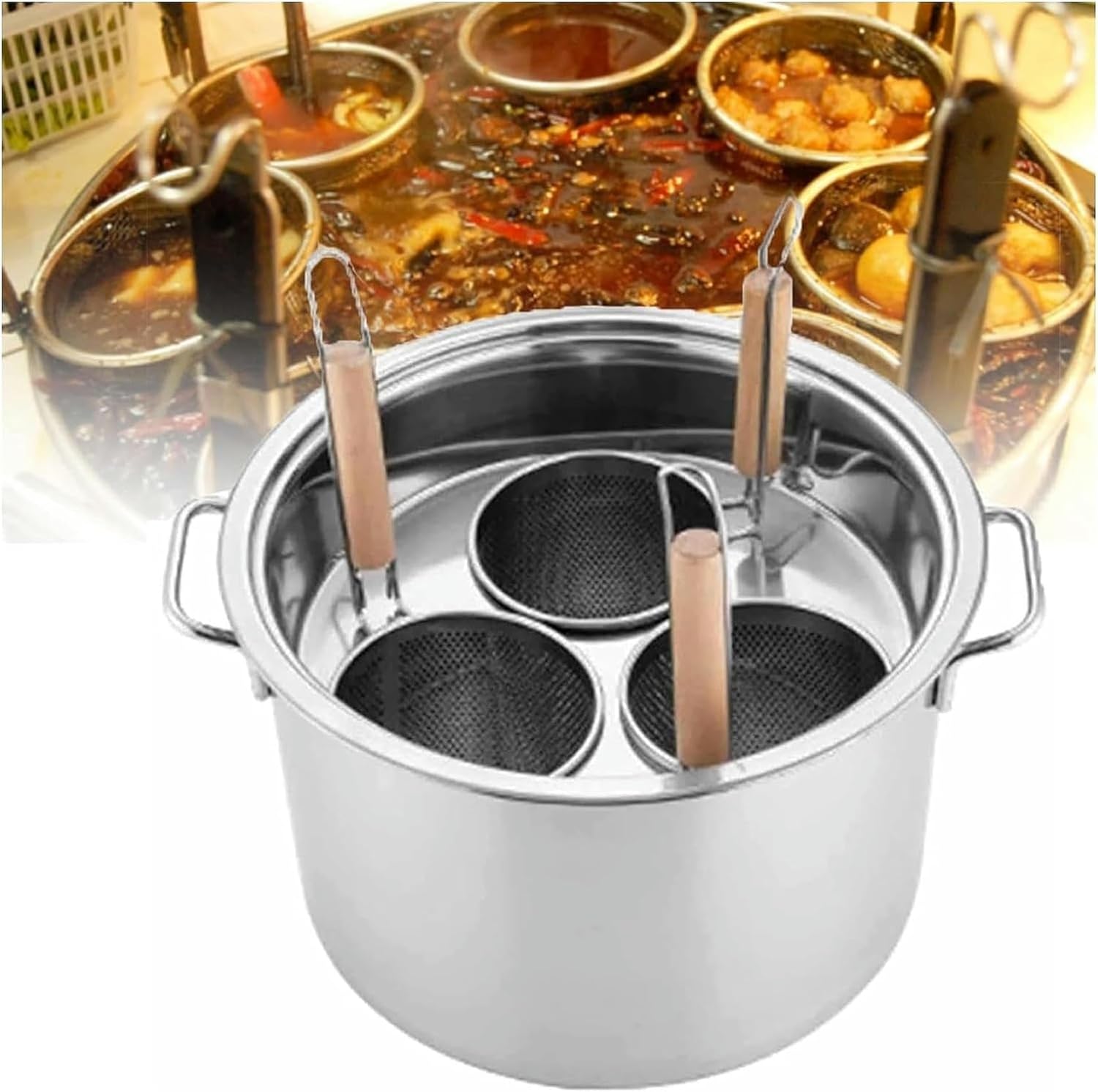 Perfectly Designed 5-Hole Pasta Pot Set