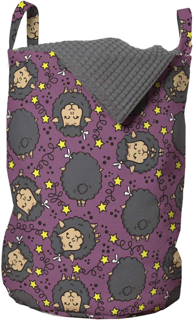 Cheerful Sheep Laundry Bag for Laundromats