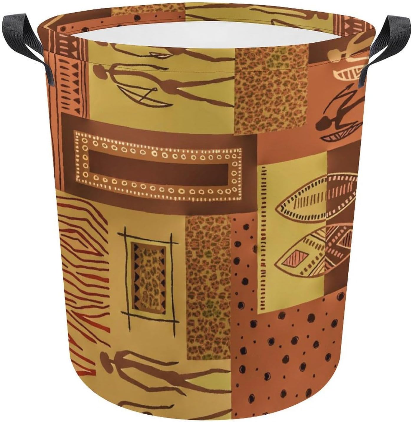Geometric Pattern Collapsible Laundry Hamper
