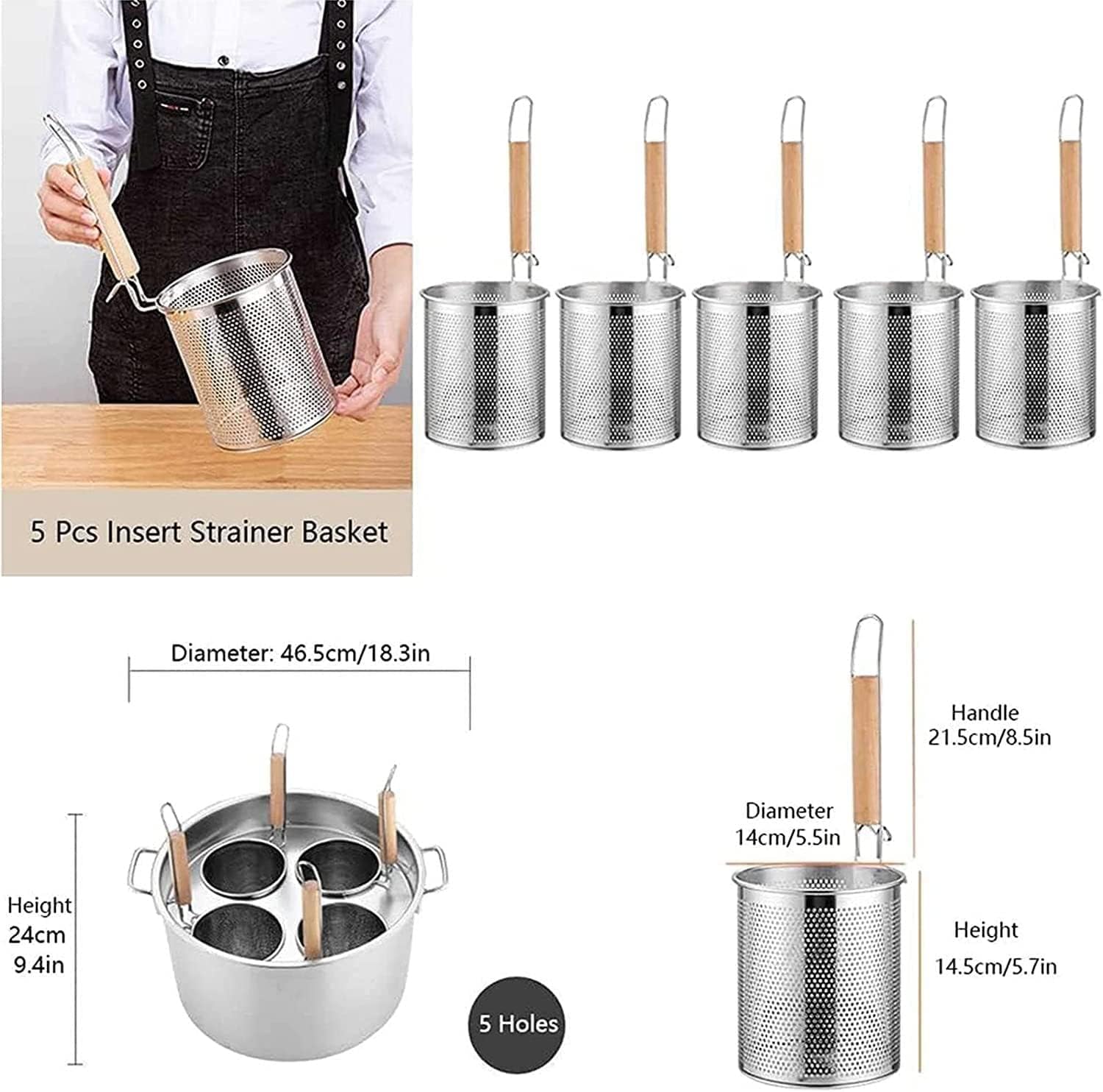 Bingwang Commercial Pasta Pot Set