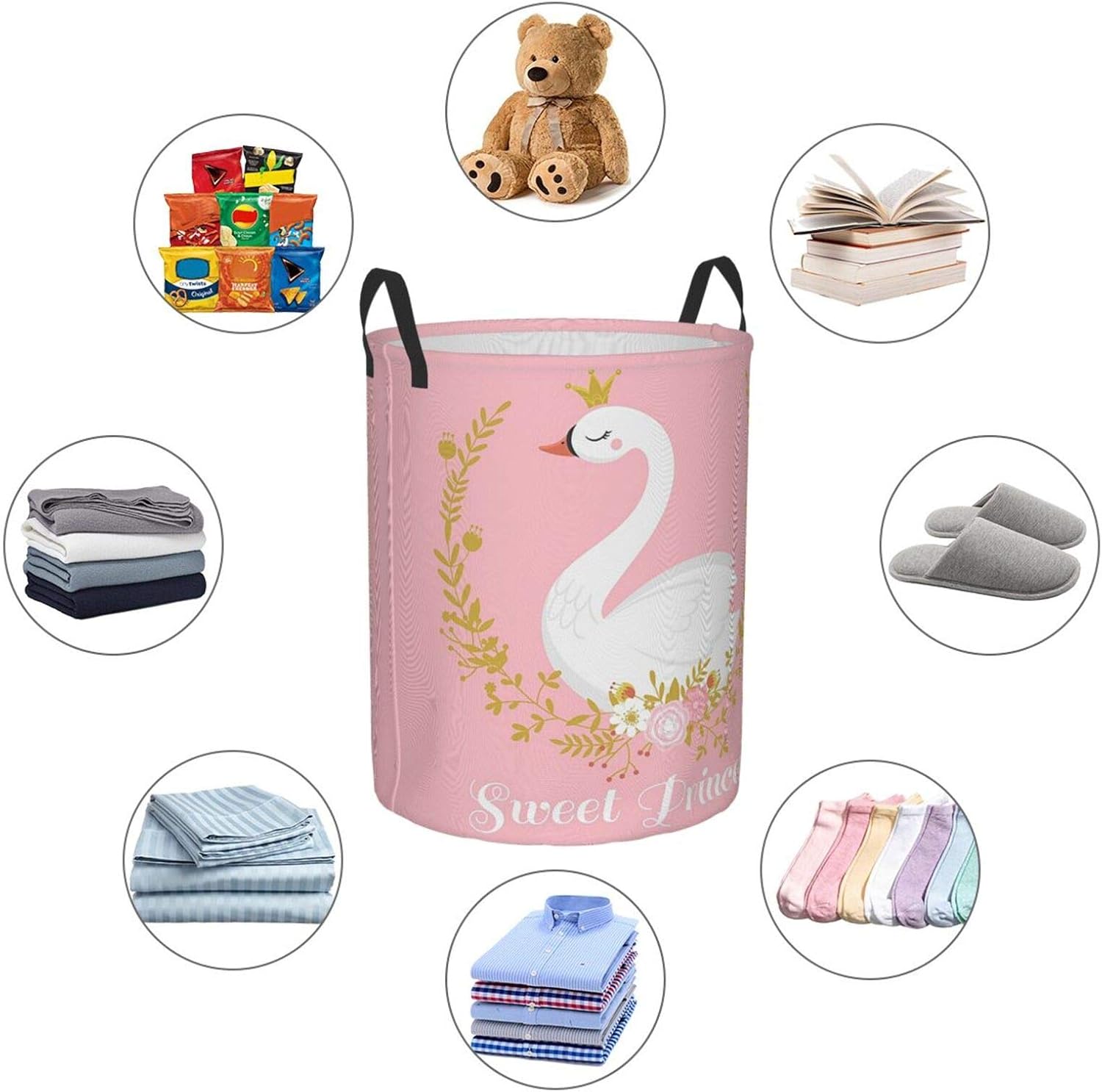 KiuLoam Cute Pharmacy Princess Laundry Basket