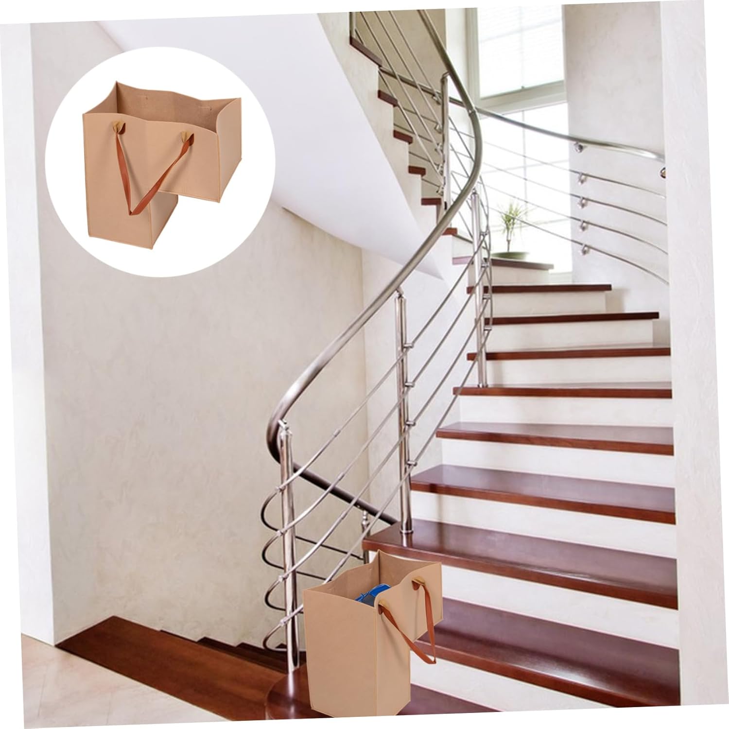 Collapsible L-Shaped Toy Storage Basket