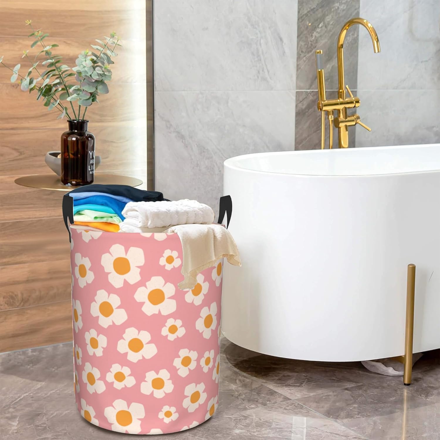Retro Floral Storage Basket