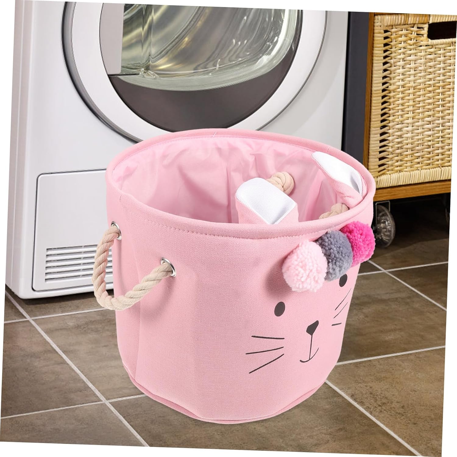 Sturdy Durable Folding Laundry Hamper for Kids