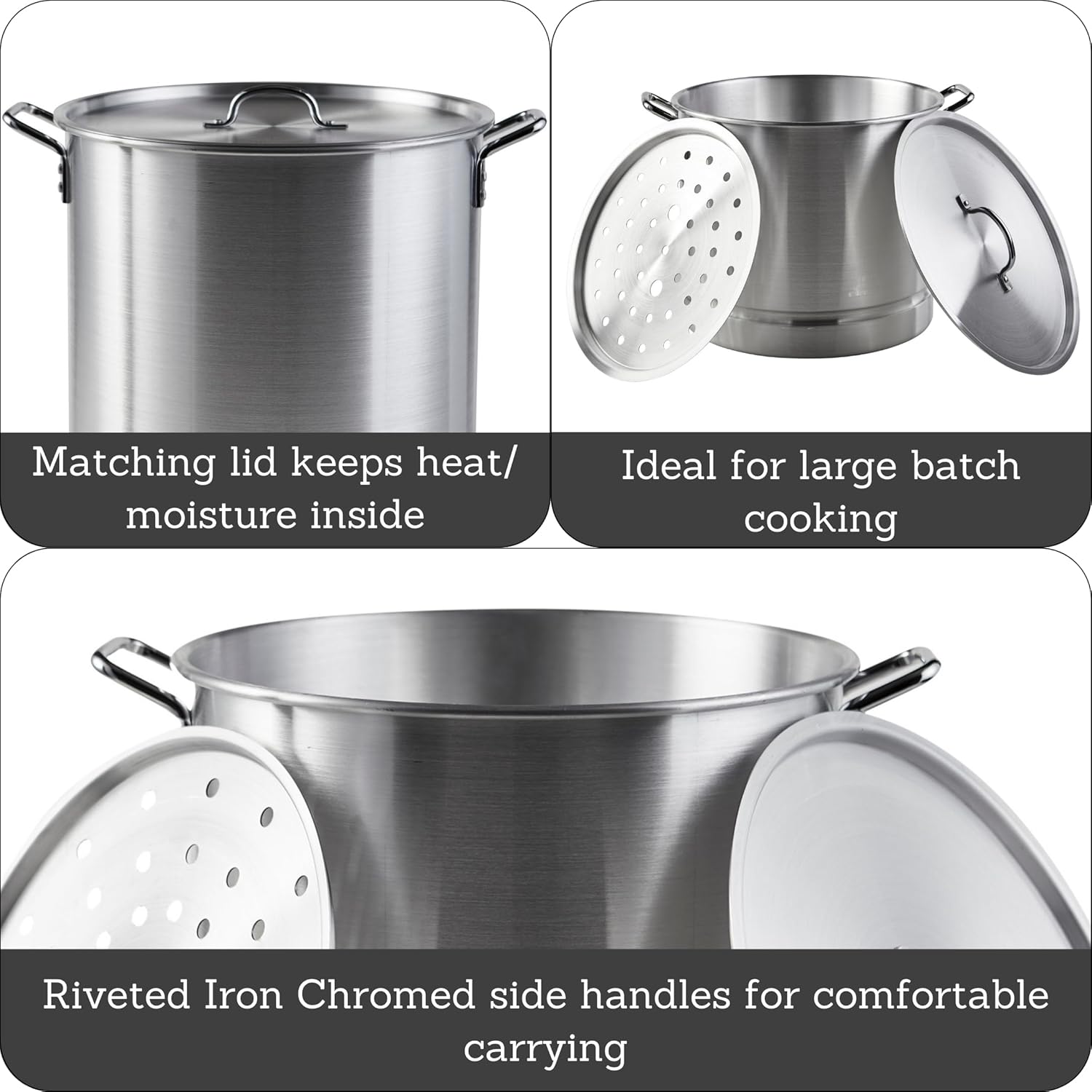 Stellar 10-32 Qt Steamer Set