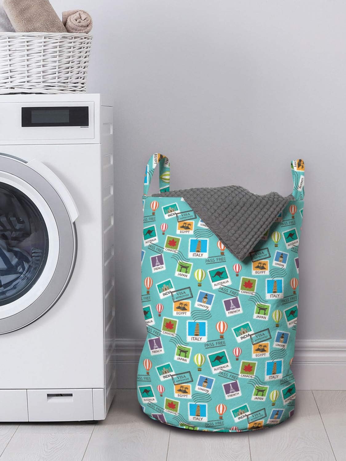 Travel-friendly ADVENTURE CARTOON Laundry Bag for Hamper