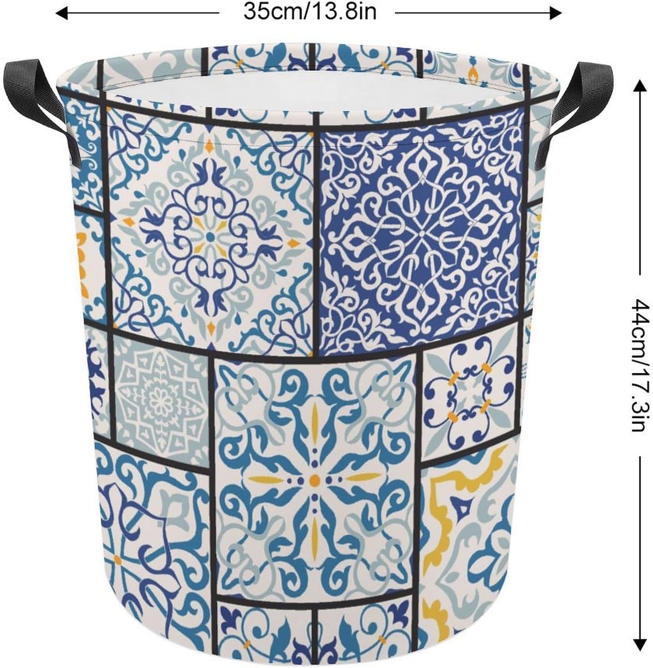 MEIKKO Retro Collapsible Laundry Hmpz with Handle