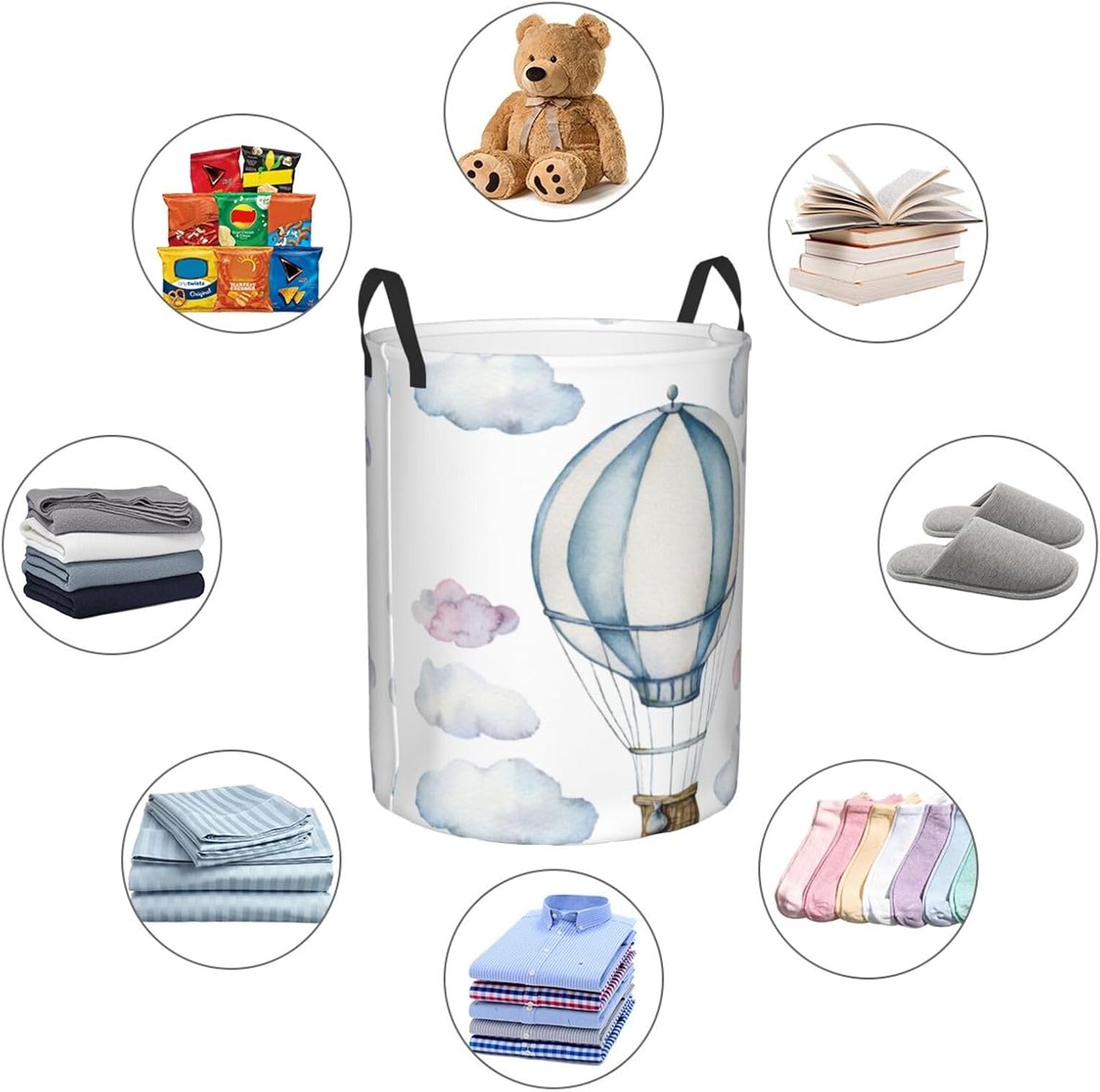 Bright Multifunctional Laundry Hamper with Expandable Capacity