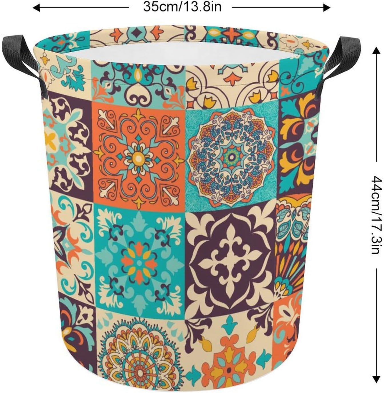 Durable Boho-Style Laundry Hamper