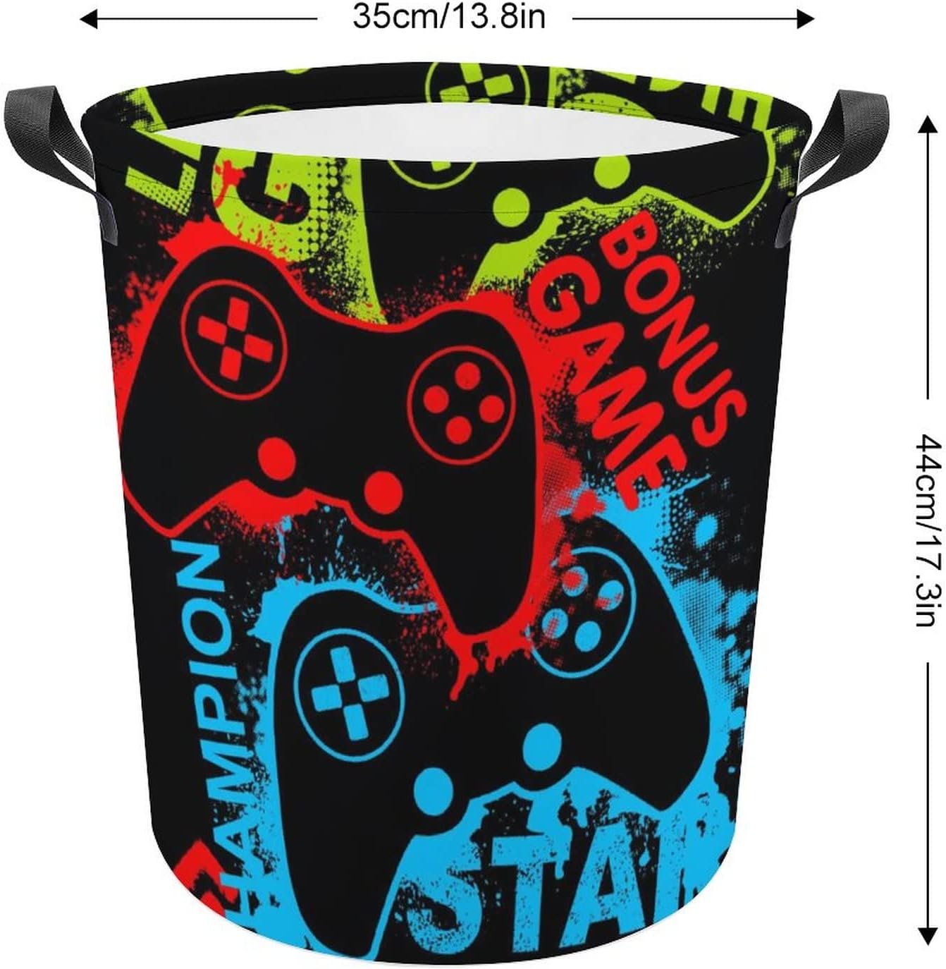 Red Game Joystick Collapsible Laundry Baskets