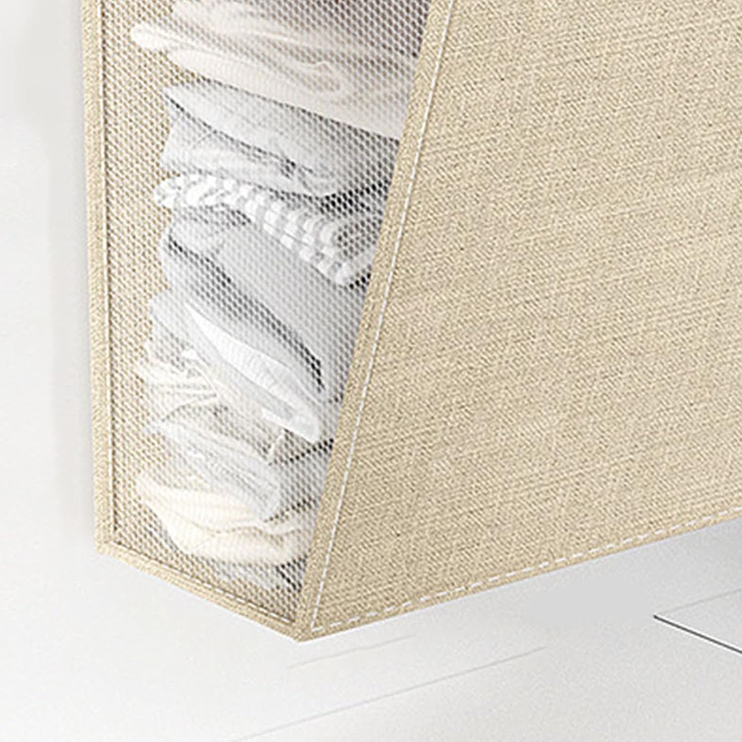 Wall Mounted Foldable Laundry Basket with Handles for Bedroom