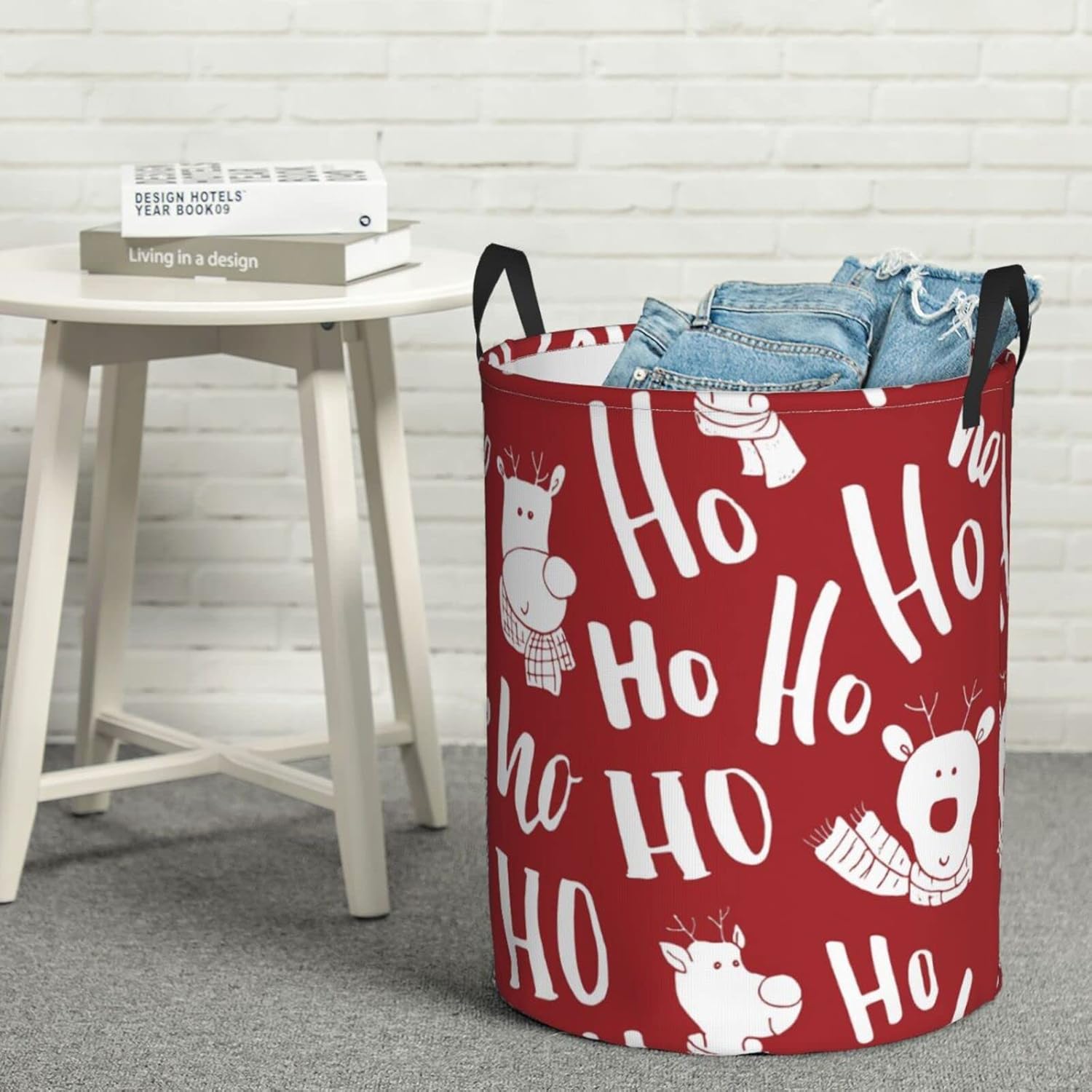 Perfect Storage Christmas Laundry Hamper with Easy Handling