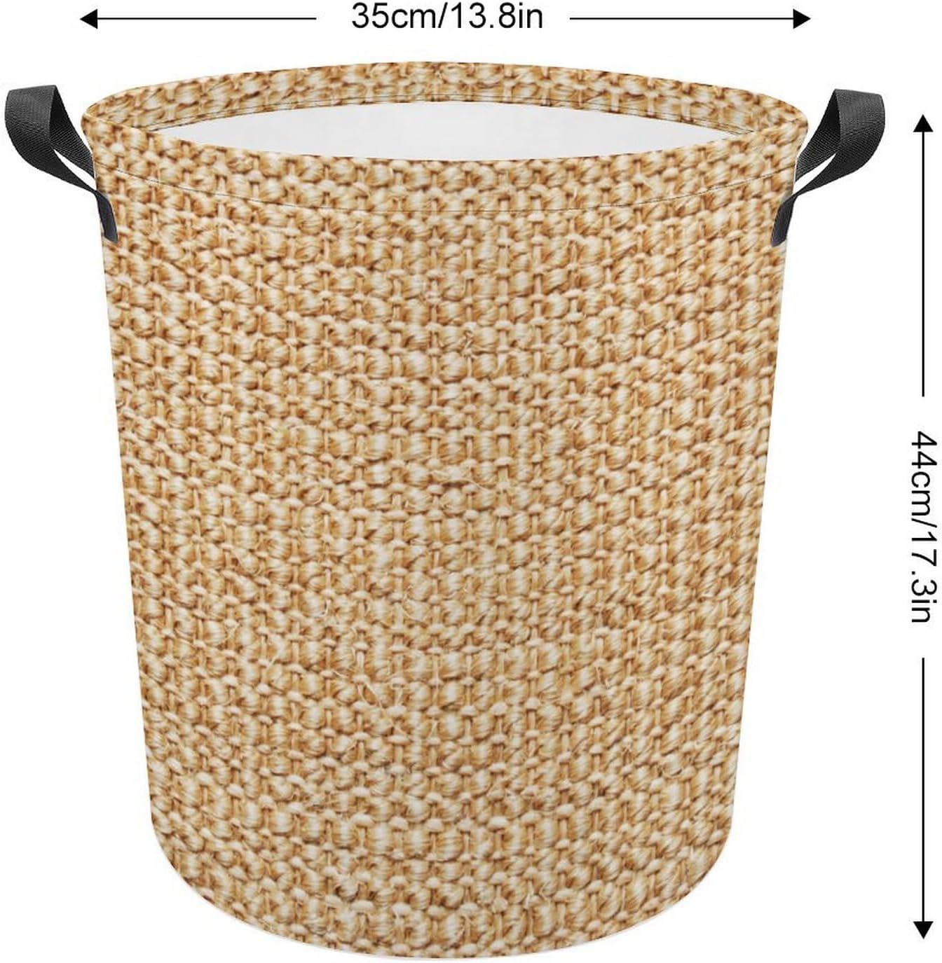 Wicker laundry hamper waterproof foldable for families