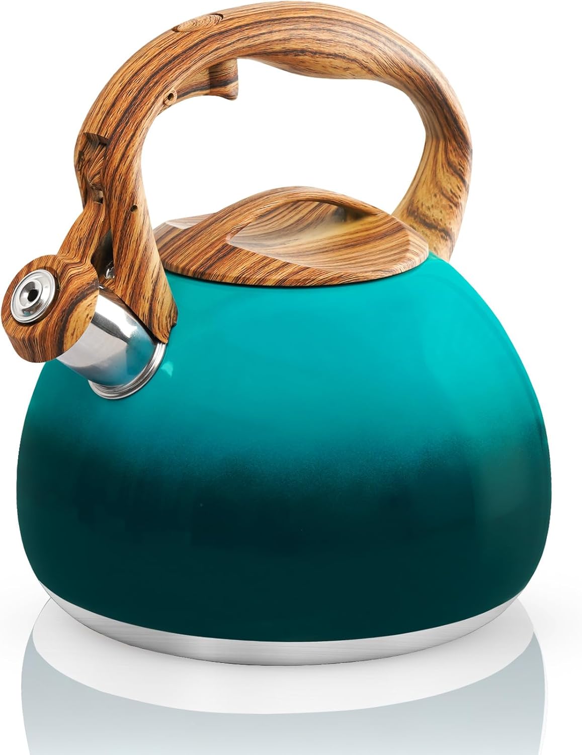 JEASOM Stainless Steel Tea Kettle Ergonomic Design Boiling Water