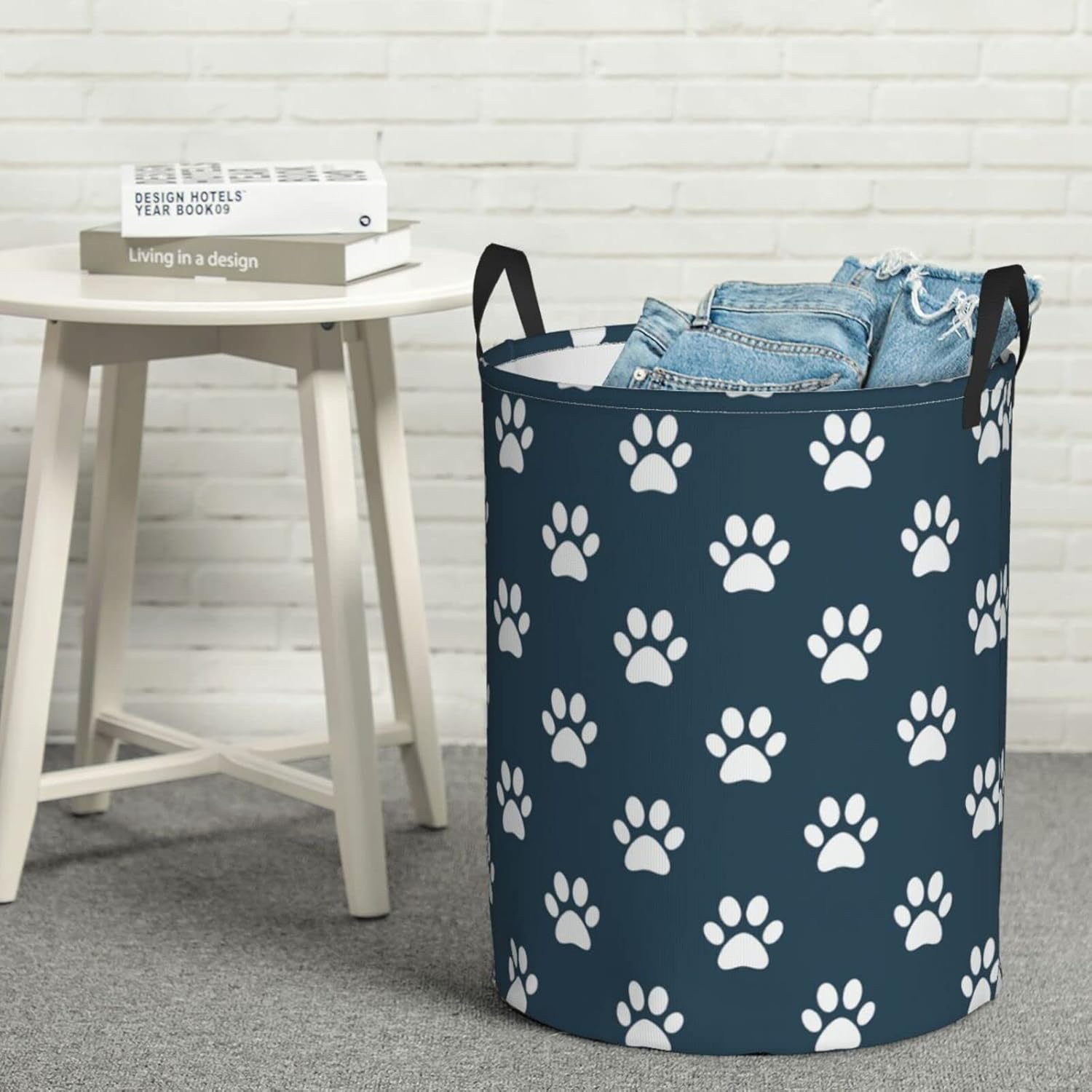 Collapsible Laundry Hamper with Handles Easy Carry Storage for Bedroom Kitchen