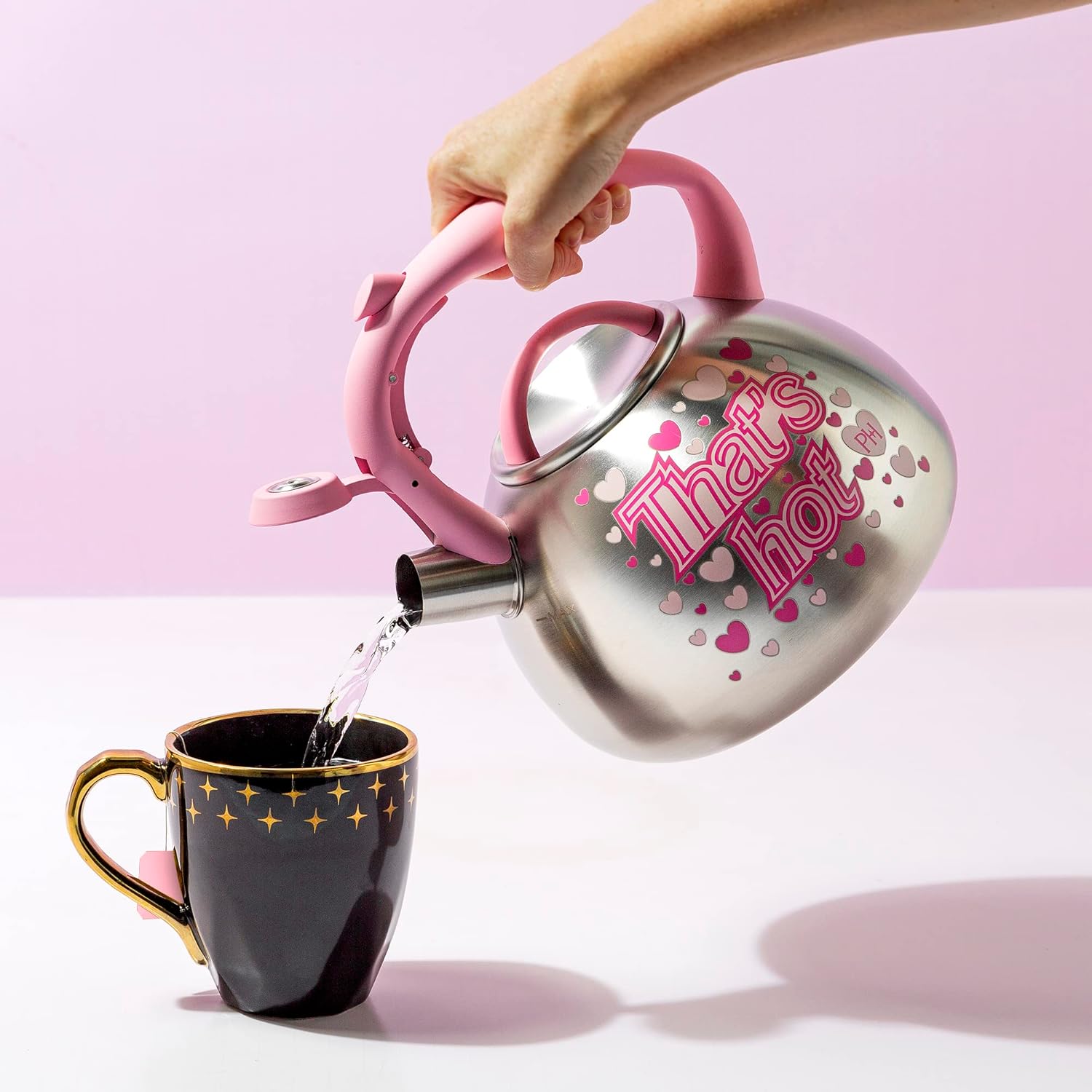 The Whistling Paris Hilton Tea Kettle