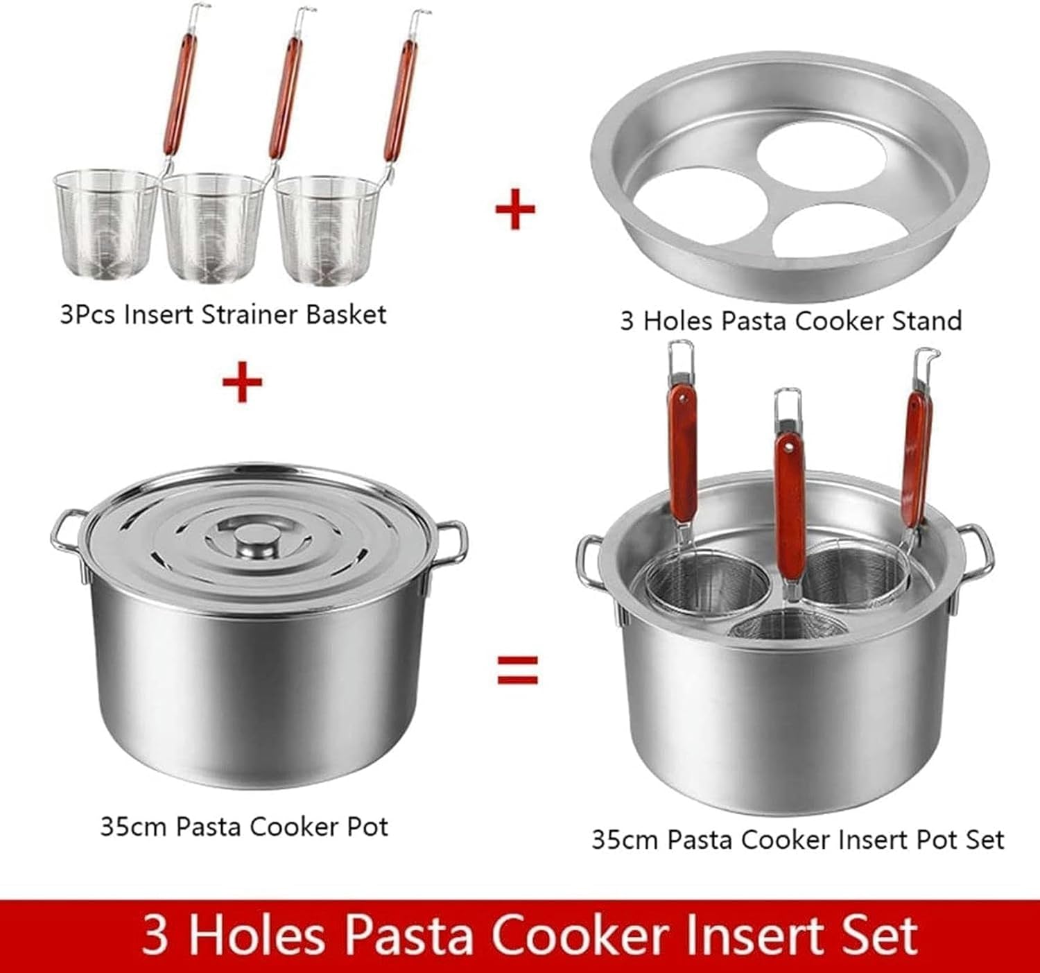 Ultimate Kitchen Companion - Stainless Steel Pasta Cooker Set