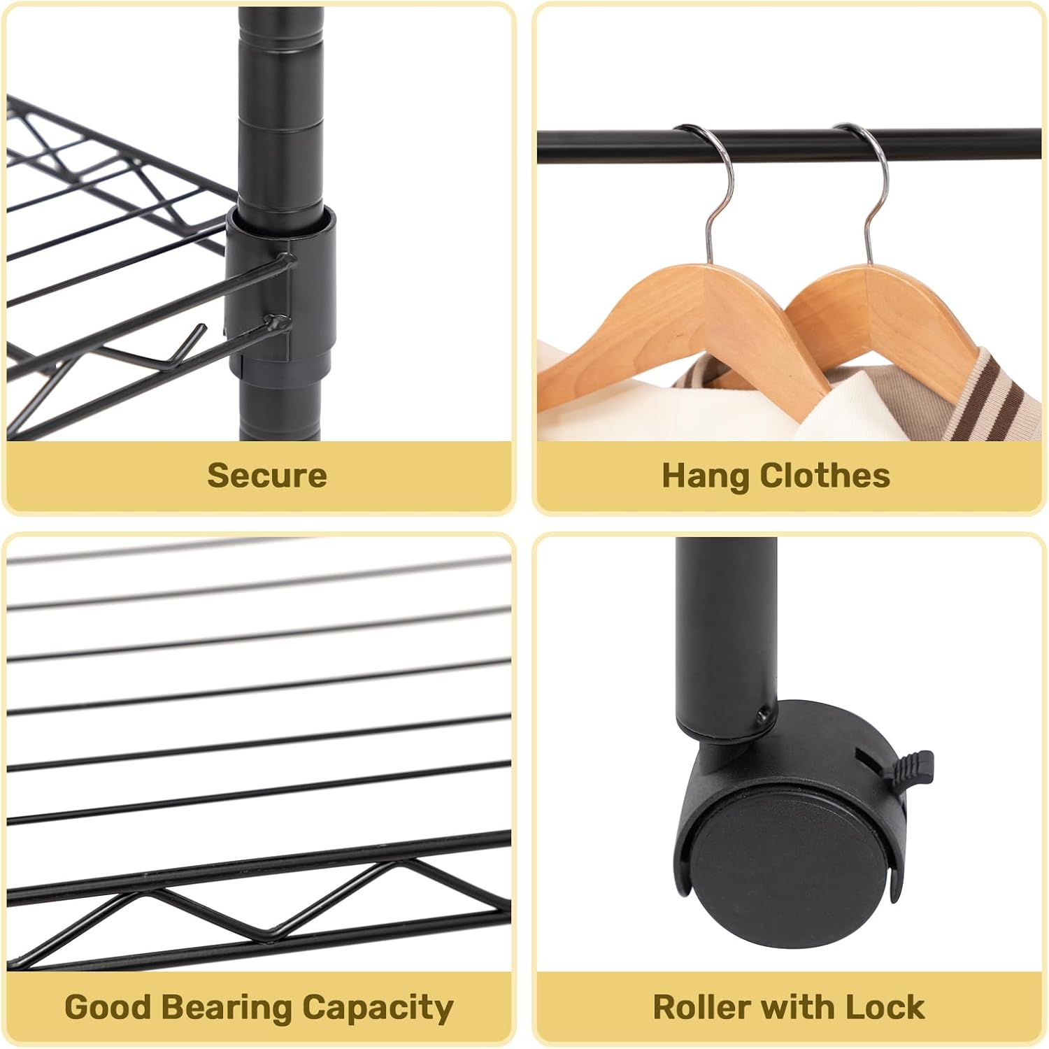 Clothes Hanger Basket Organizer