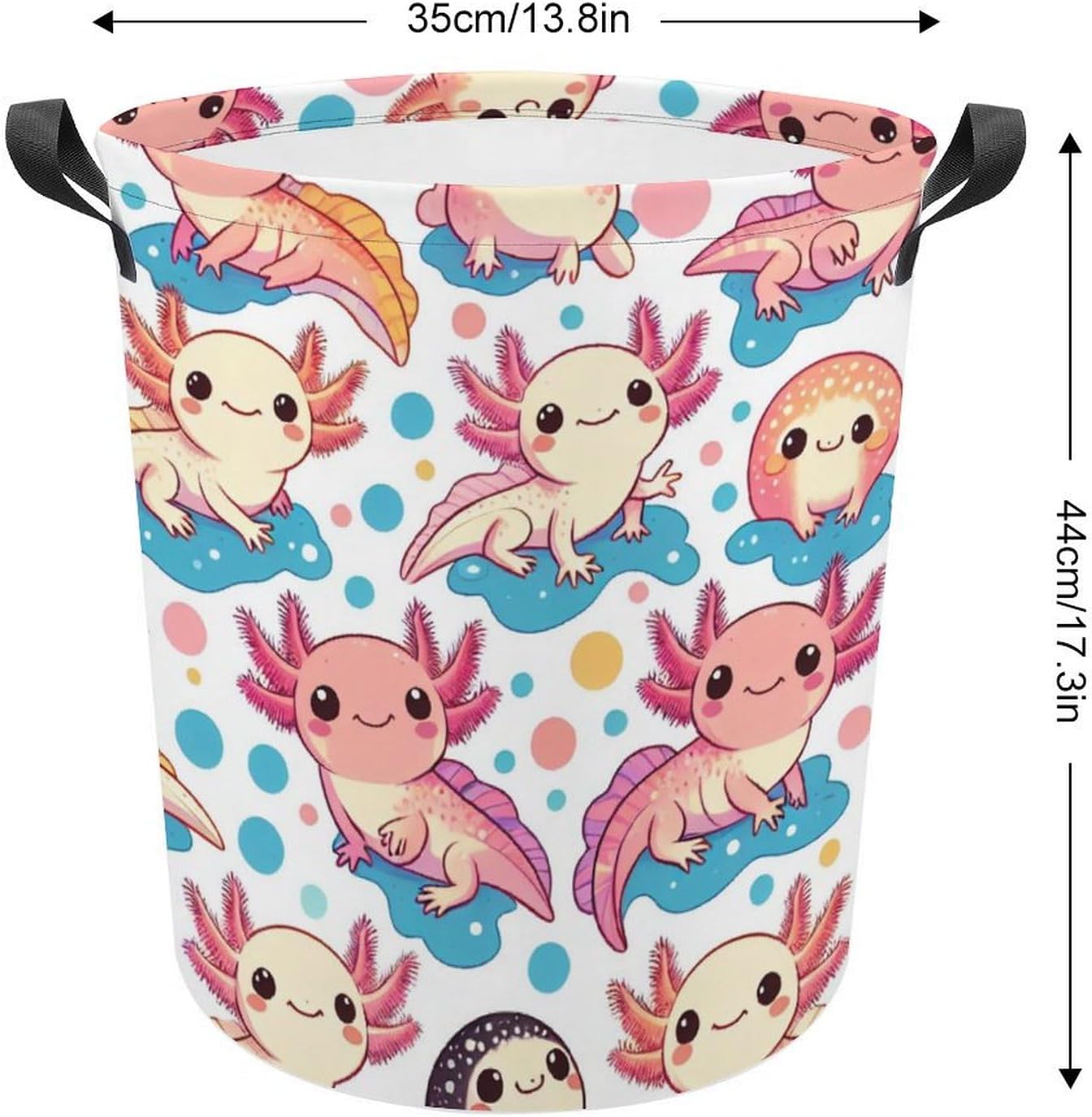 Cute Cartoon Laundry Hamper for Dorms Beds and More