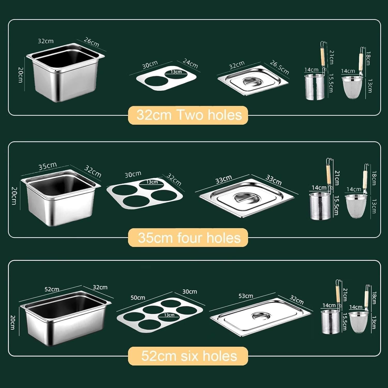 Pasta Pots Cooker Set for disclosed use