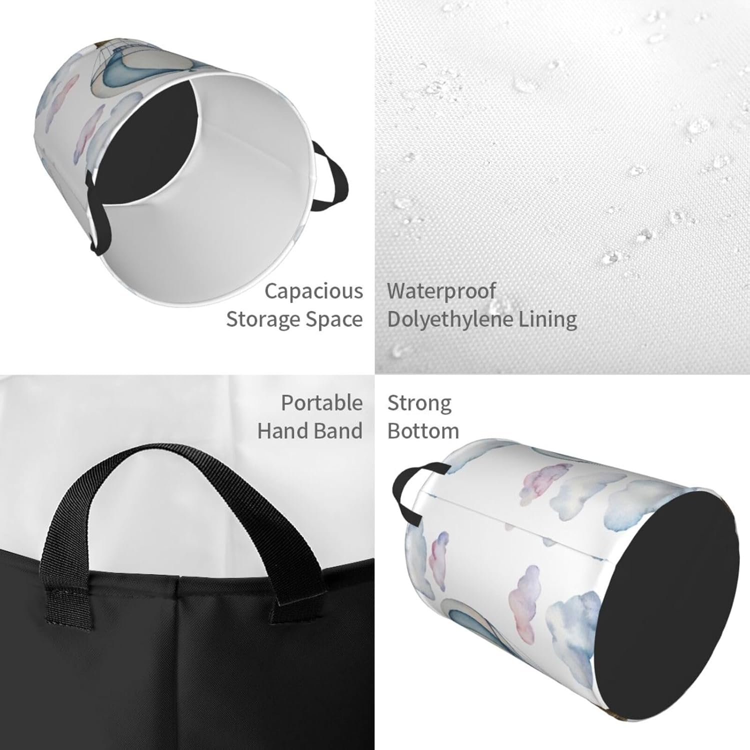 Bright Multifunctional Laundry Hamper with Expandable Capacity