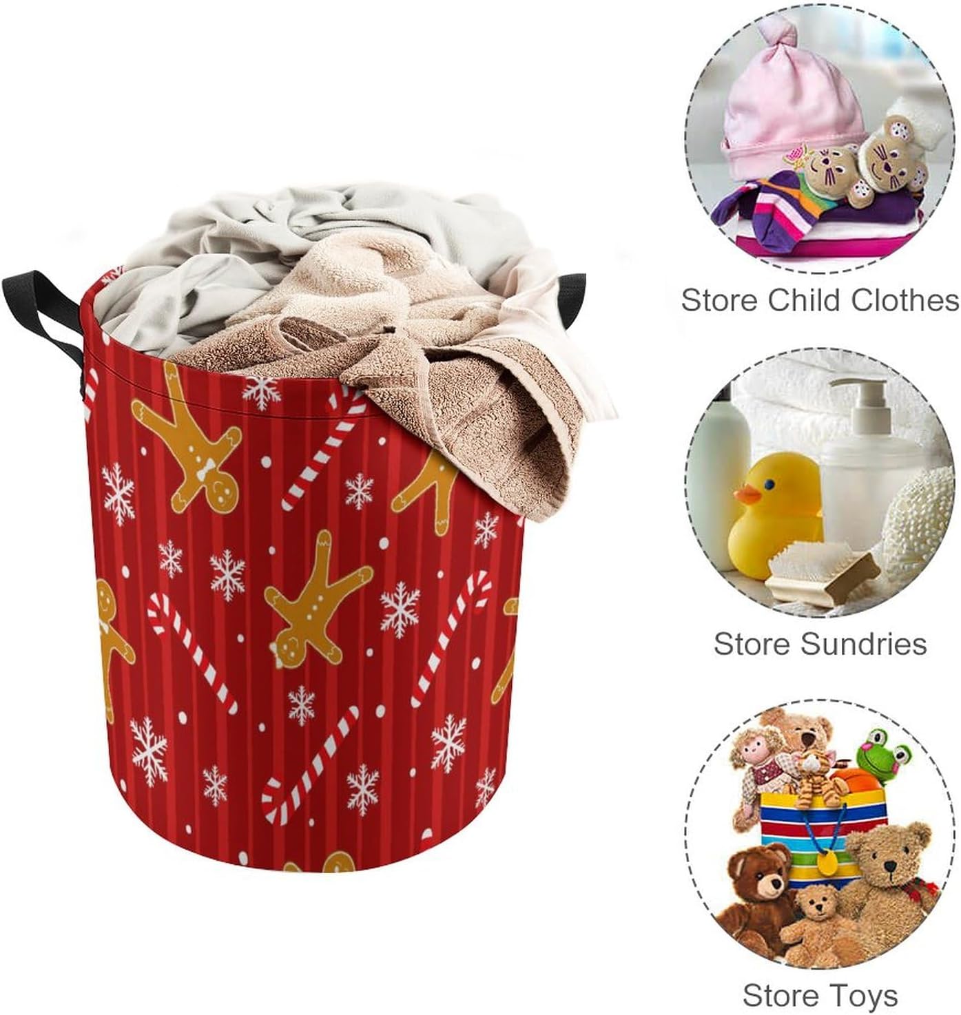 PUYWTIY Waterproof Folding Laundry Hamper