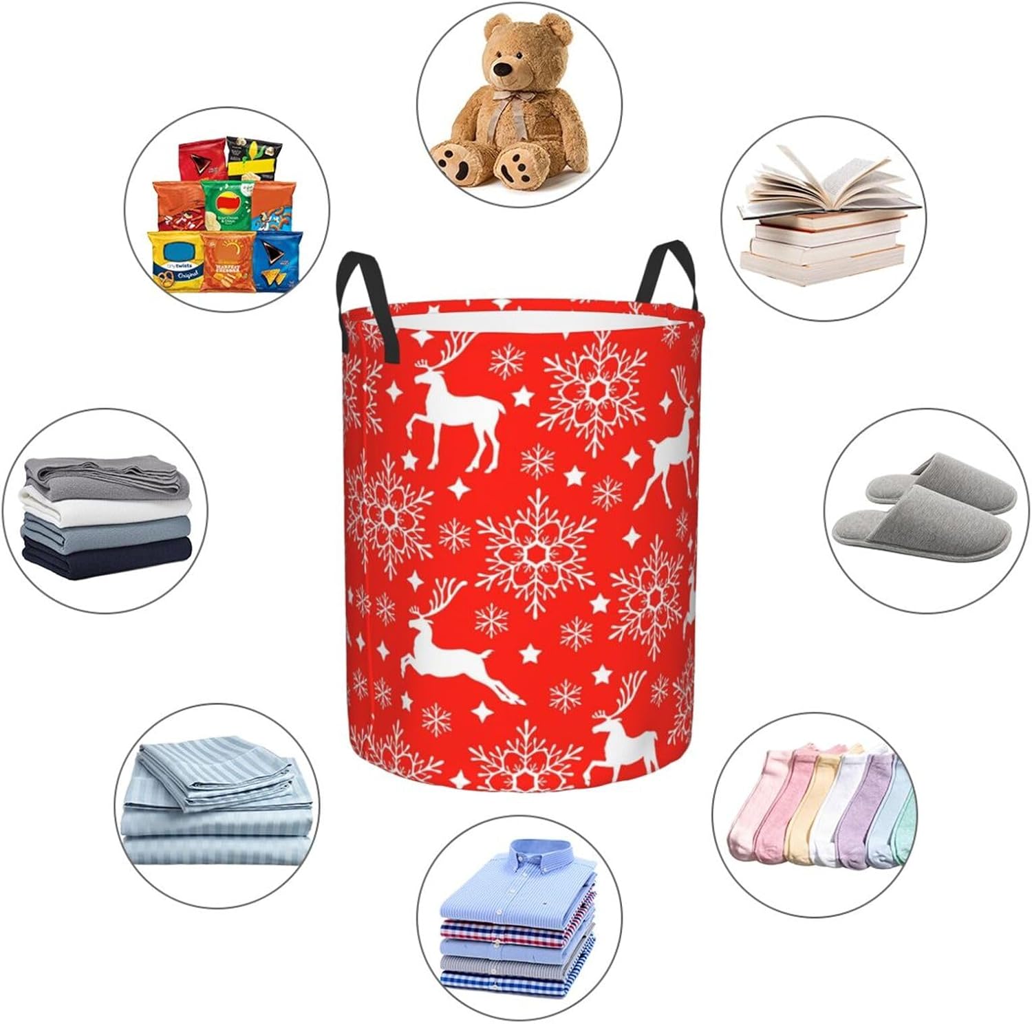 Foldable Christmas Laundry Hamper