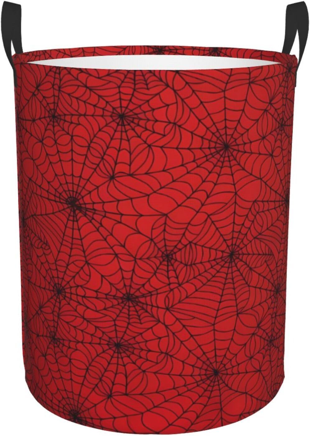 Red Spider Web Collapsible Laundry Hamper Red Spider Web Collapsible Laundry Basket