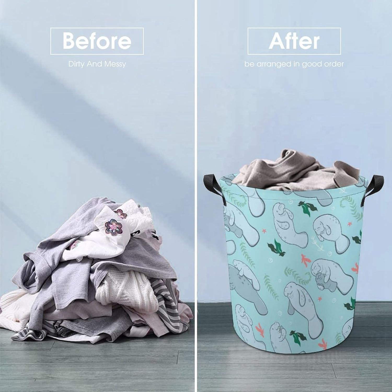 Cute Durable Laundry Hamper