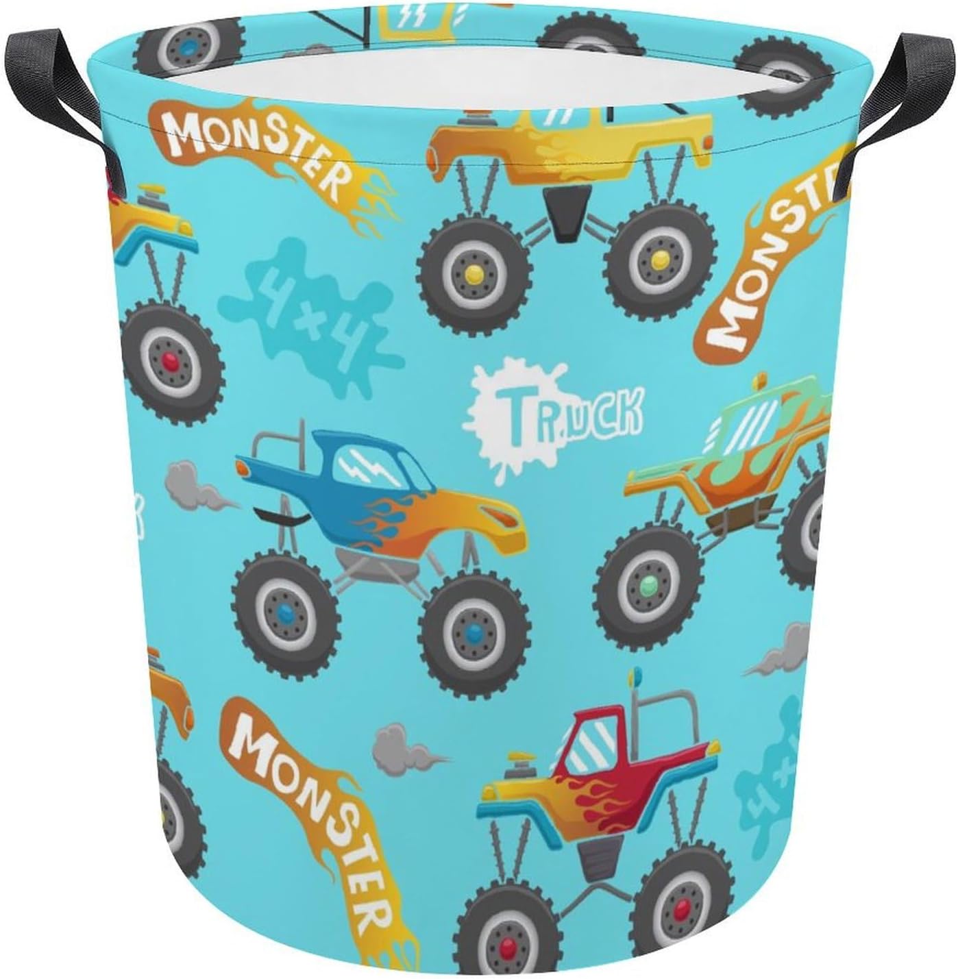 MEIKKOMonster Truck Cartoon Laundry Basket