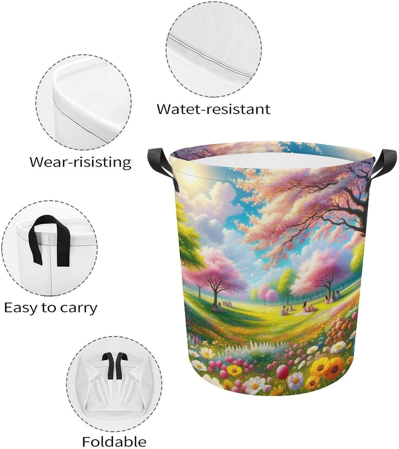 Collapsible Waterproof Organizer for Laundry