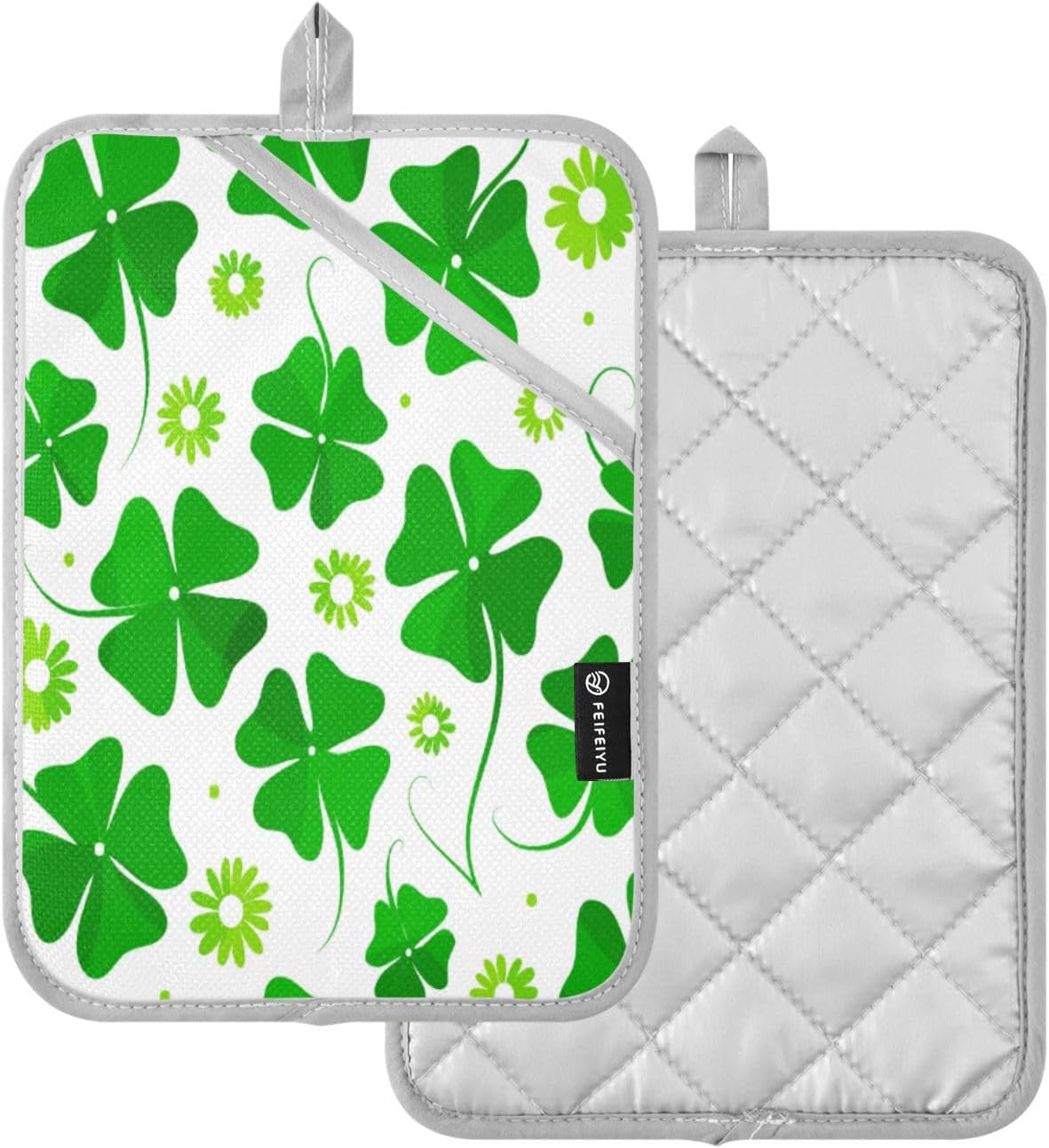 Kcldeci Spring Green 2-Pack Pot Holder Set