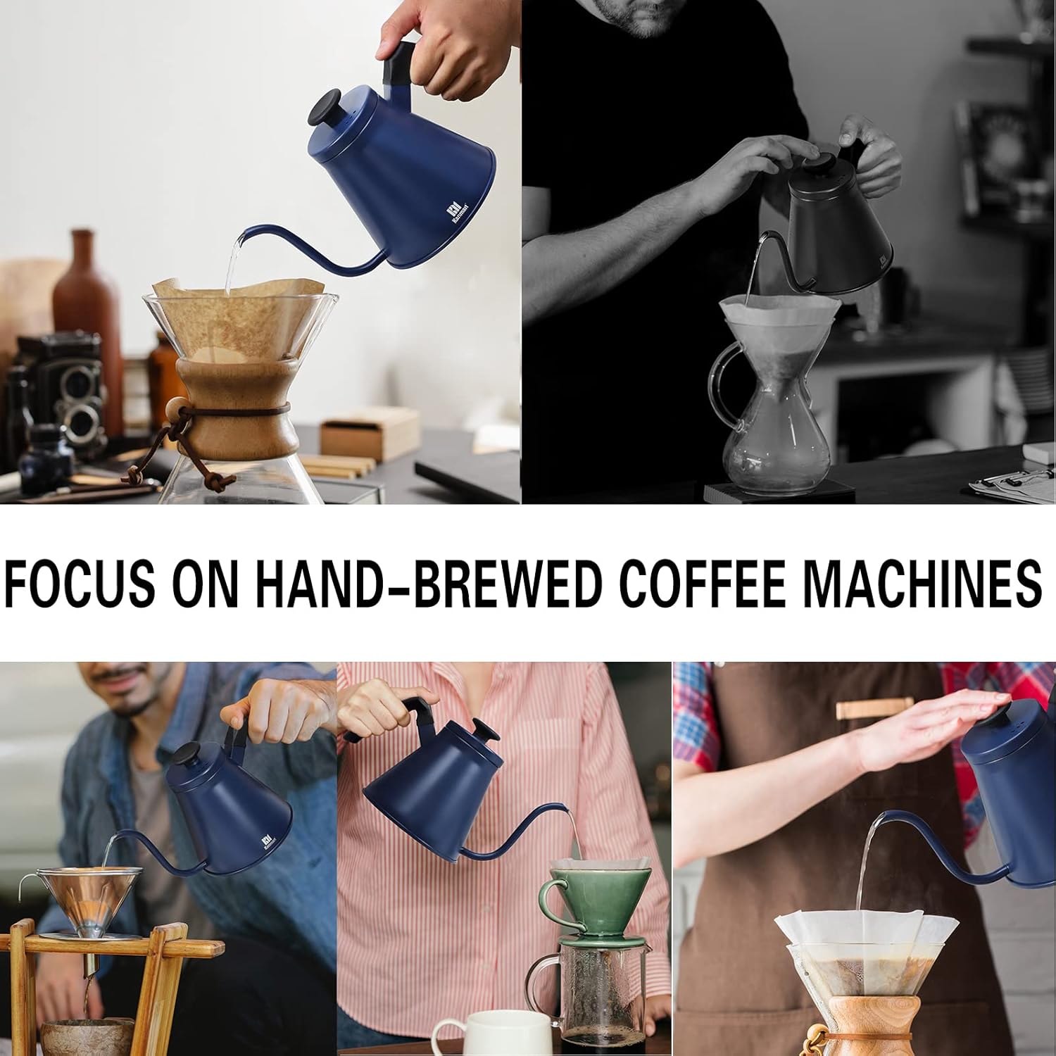 Kanmart - Premium Gooseneck Pour Over Coffee Kettle for Home Use