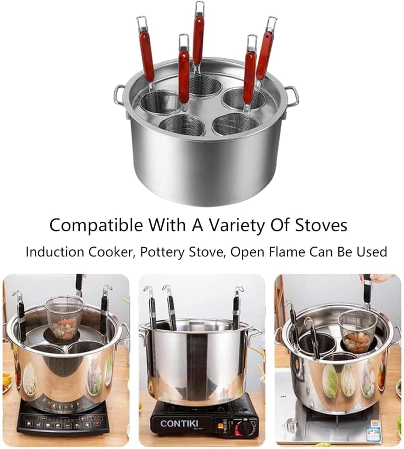 Premium Stainless Steel Pasta Cooker Set Fast Even Durable