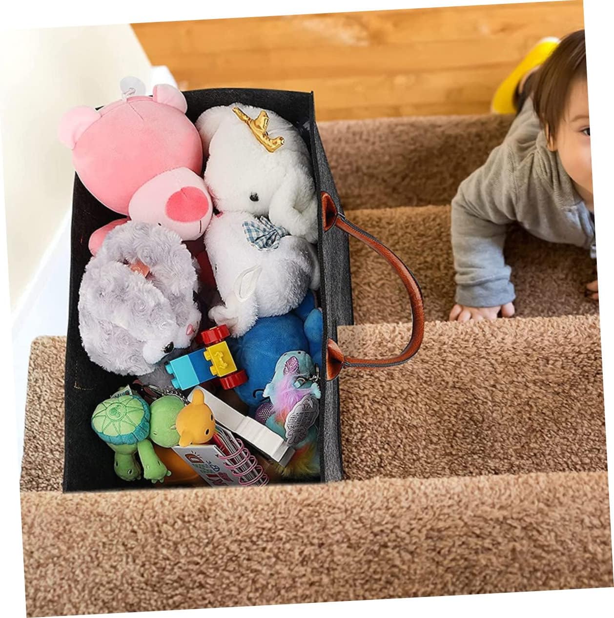 Zerodeko L-Shape Stair Organizer