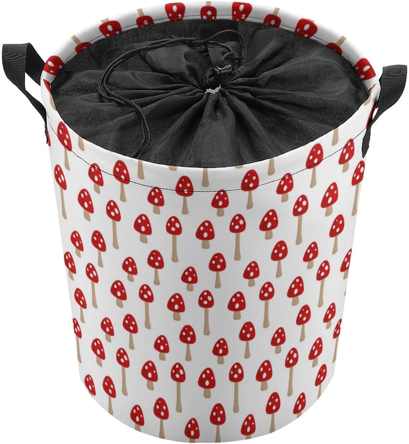 Durable Collapsible Mushroom Laundry Hamper for Home Bedroom Storage